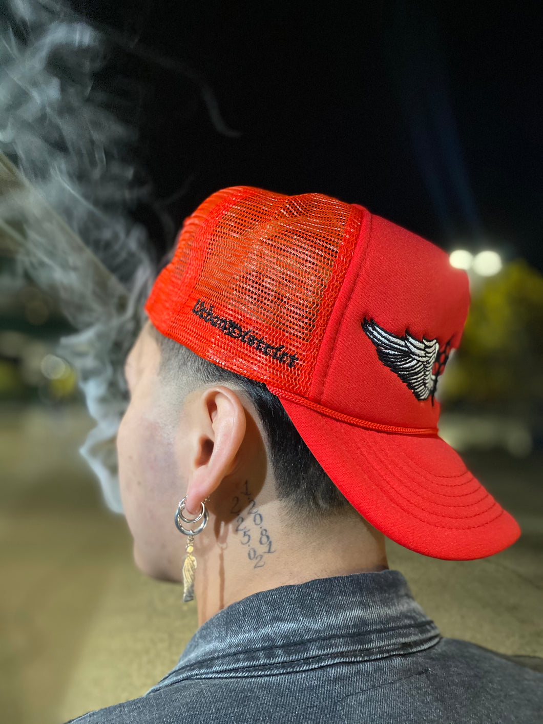 UrbanDistrict Red Trucker Hat